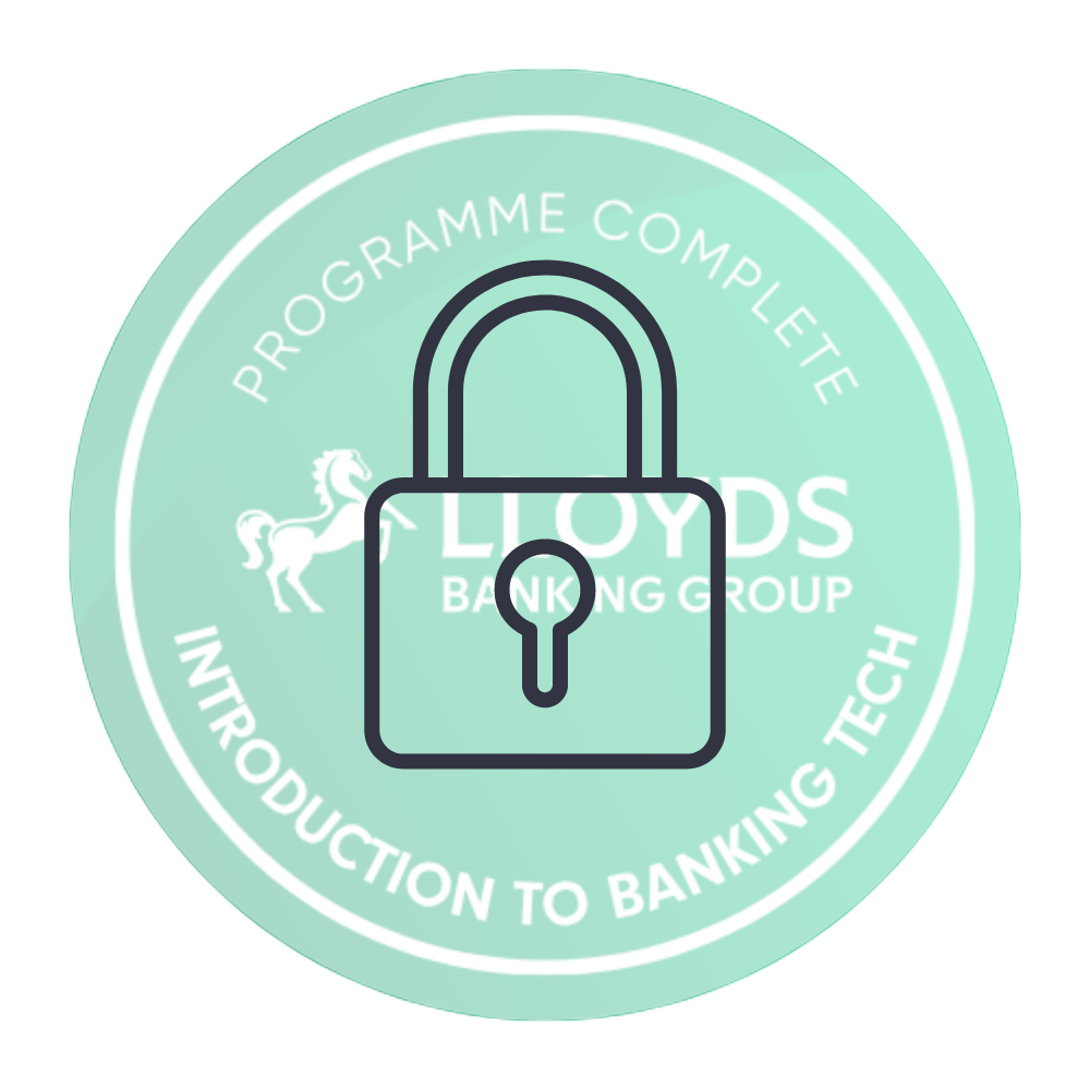 Certificate for Introduction to Banking Tech - Programme Complete Badge